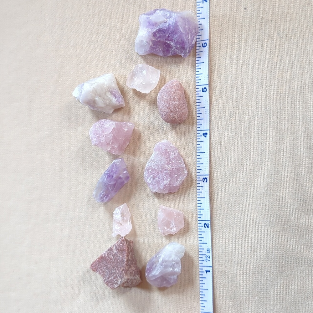 Collection of Purple/Pink Crystals